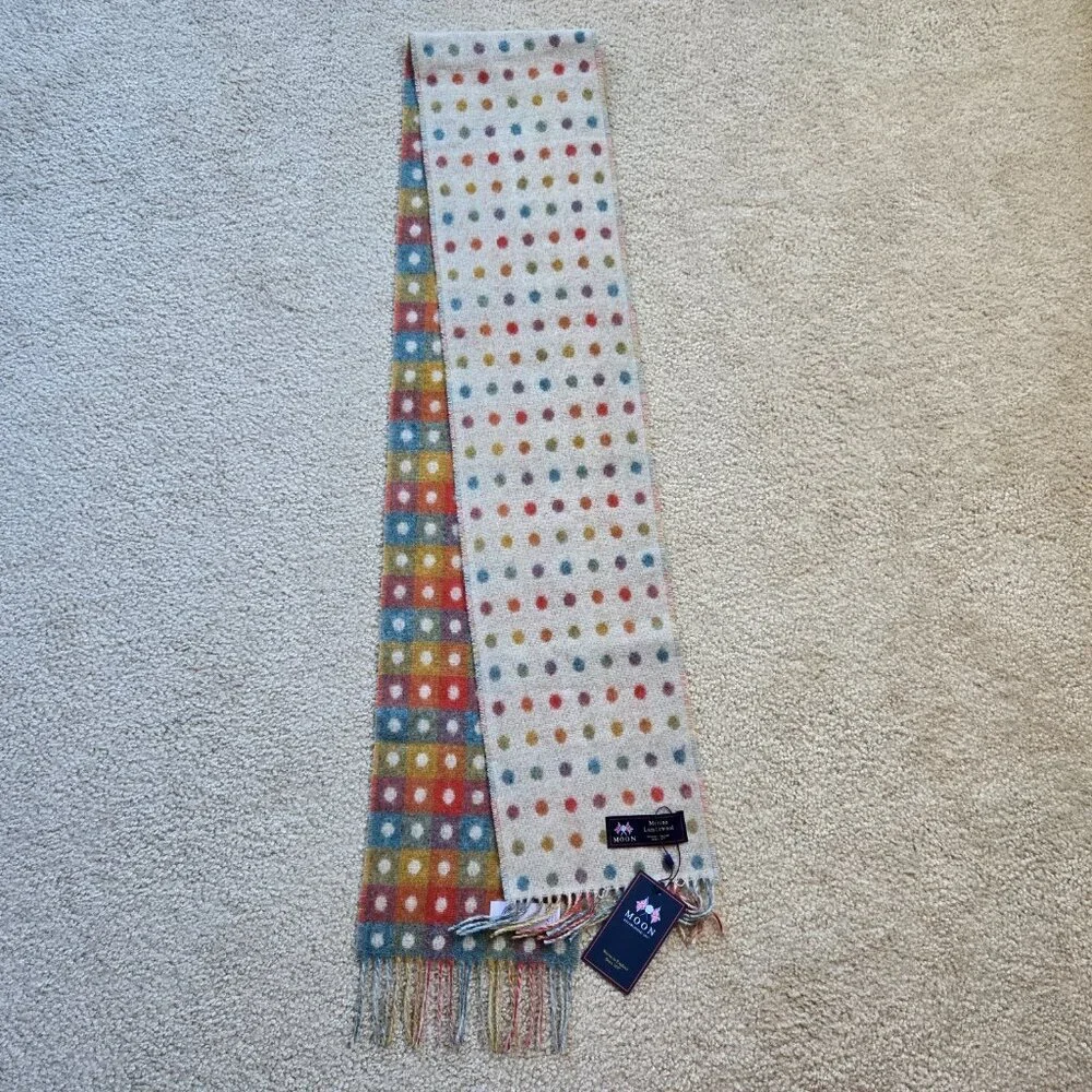 NWT Moon Merino Wool Colorful Dots